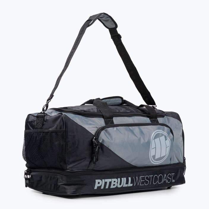 Pánska tréningová taška Pitbull West Coast Big Logo TNT black/grey 2