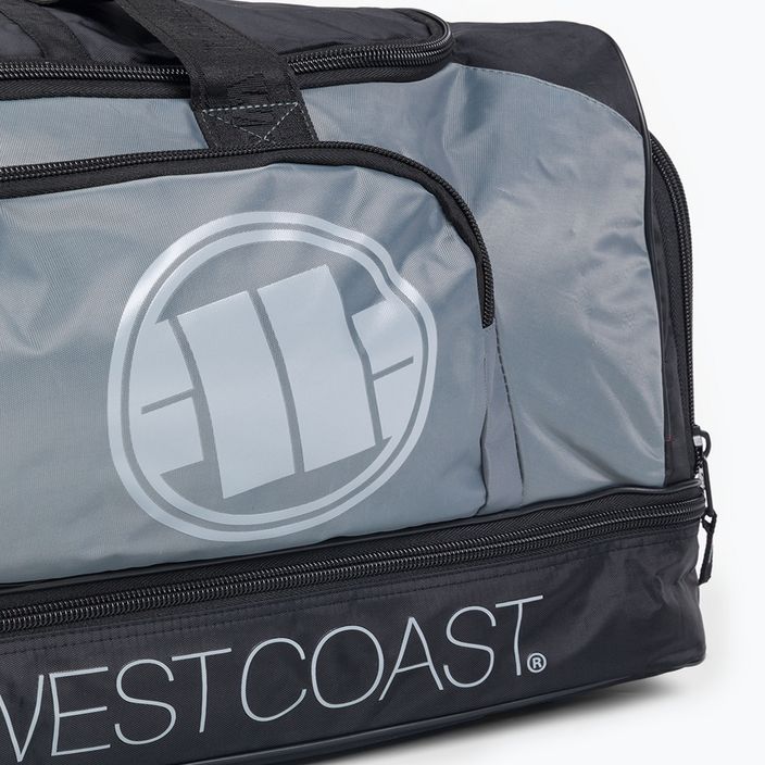 Pánska tréningová taška Pitbull West Coast Big Logo TNT black/grey 3