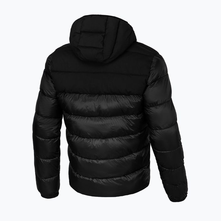 Pánska zimná bunda Pitbull West Coast Greyfox Hooded Quilted black 3