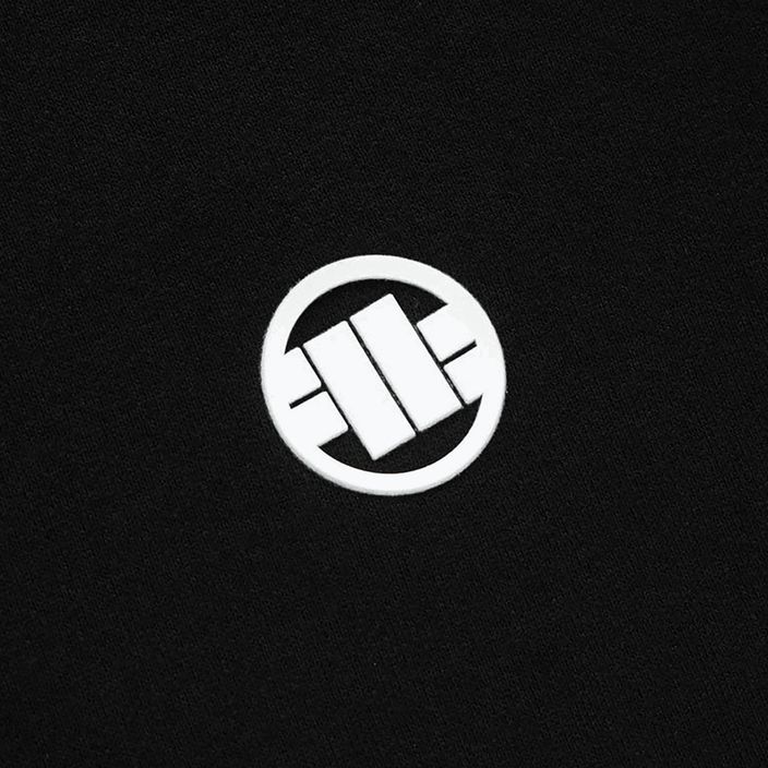 Pánska mikina Pitbull West Coast Small Logo s kapucňou čierna 6