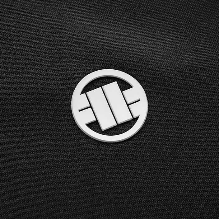 Pánska bunda Pitbull West Coast Trackjacket Tape Logo Terry Group black 5