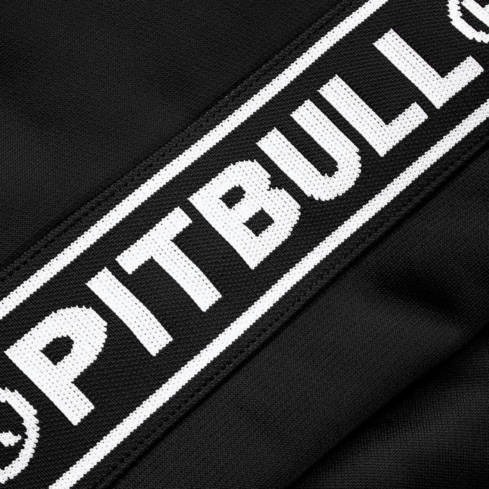 Pánska bunda Pitbull West Coast Trackjacket Tape Logo Terry Group black 9