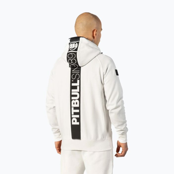 Pánska mikina Pitbull West Coast Hermes Hooded Zip off white 2
