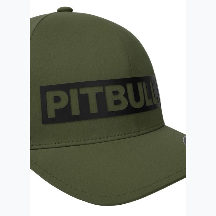 Pitbull West Coast Pánska čiapka ,,Hilltop" Stretch Fitted olive 3