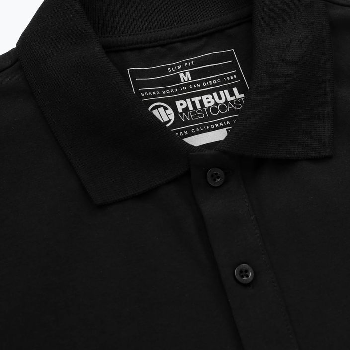 Pánske polo tričko Pitbull West Coast Polo Jersey Small Logo black 3