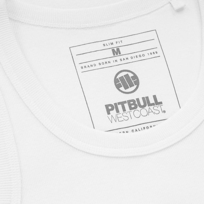 Pánske tielko Pitbull West Coast Tank Top Small Logo white 7