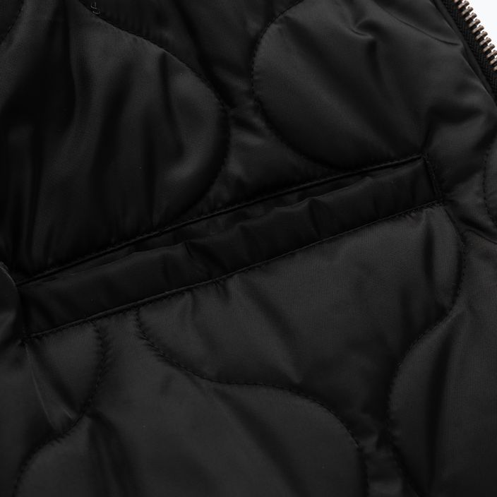 Pánska zimná bunda Pitbull West Coast Harvest Bomber s kapucňou čierna 14