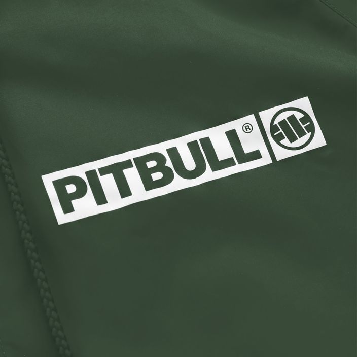 Pánska bunda Pitbull West Coast Athletic Hilltop Hooded Nylon dark green 5