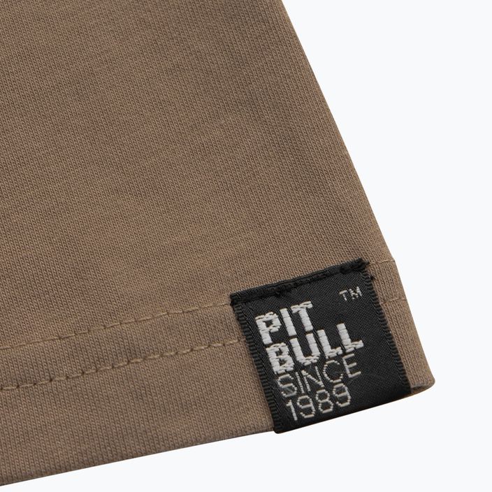 Pánske tričko Pitbull West Coast Small Logo coyote brown 6