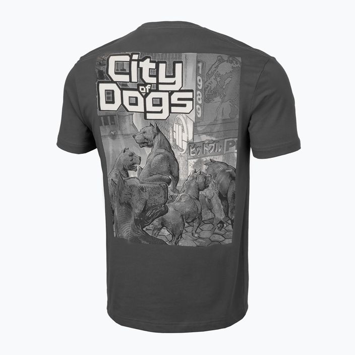 Pitbull West Coast City Of Dogs pánske tričko graphite 2