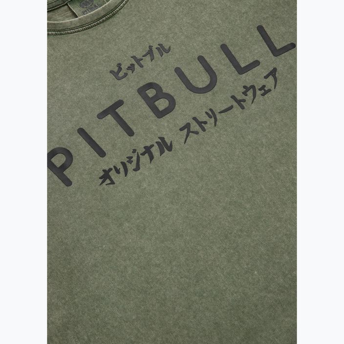 Pánske tričko Pitbull West Coast Bravery olive 6
