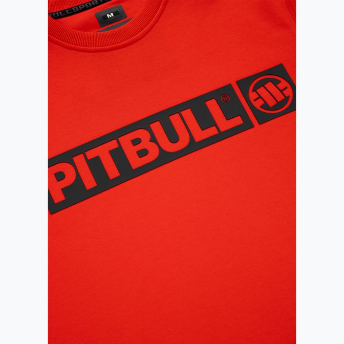 Pánska mikina Pitbull Beyer Crewneck flame red 6