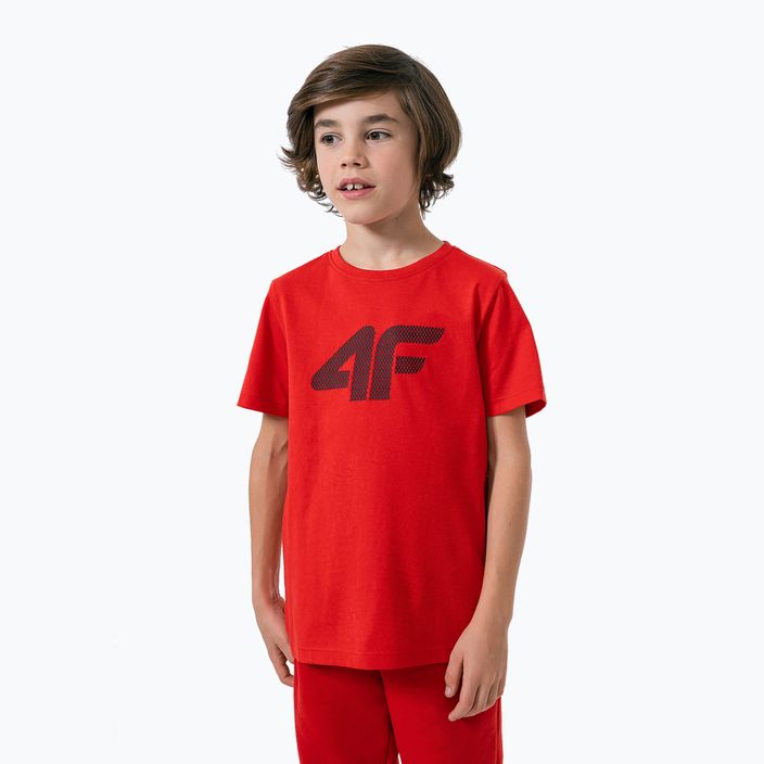 Detské tričko 4F červené HJZ22-JTSM002