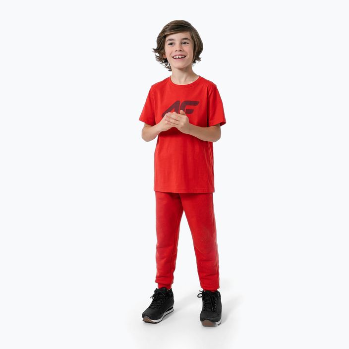 Detské tričko 4F červené HJZ22-JTSM002 2