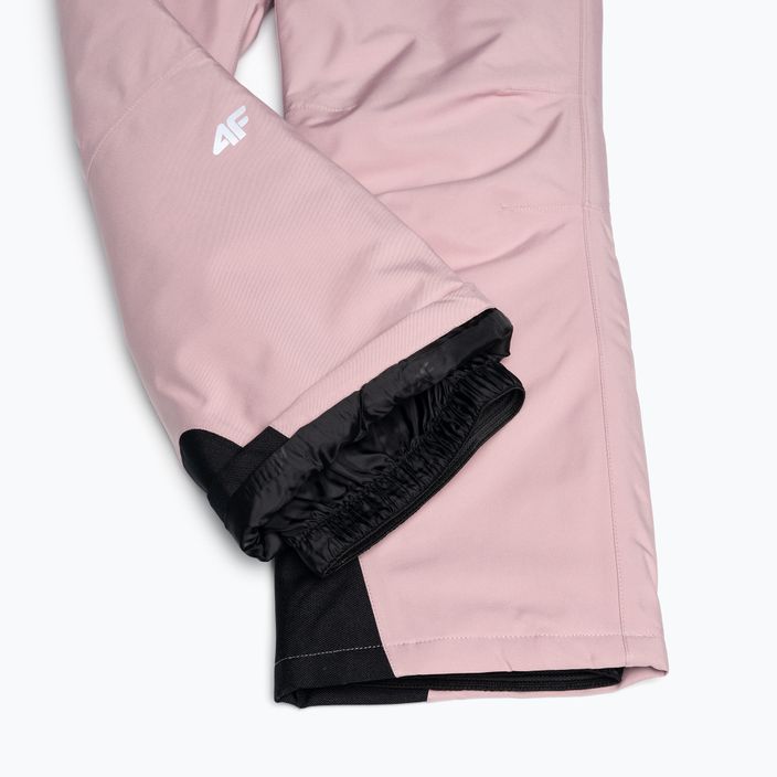 Detské lyžiarske nohavice 4F ružové HJZ22-JSPDN001 6
