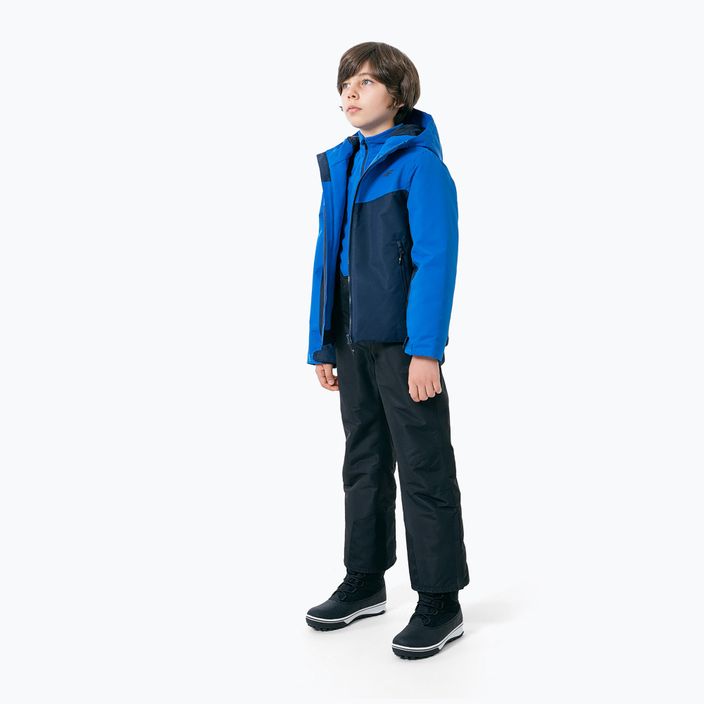 Detská lyžiarska bunda 4F modrá JKUMN001 2
