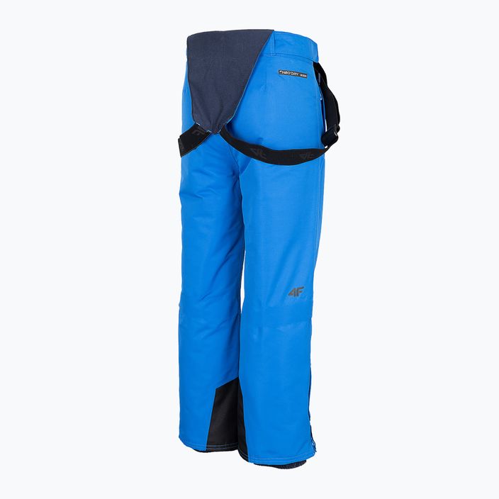 Detské lyžiarske nohavice 4F modré HJZ22-JSPMN001 4