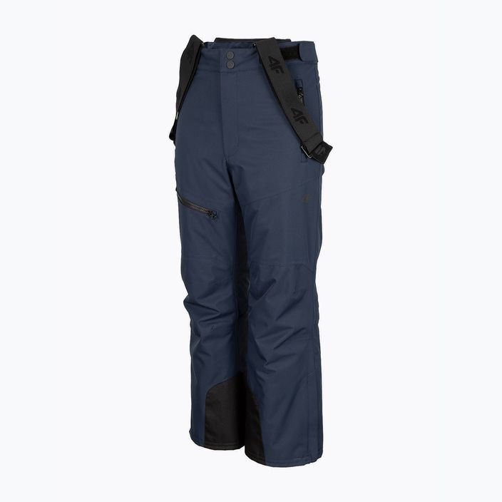 Detské lyžiarske nohavice 4F námornícka modrá HJZ22-JSPMN002 7