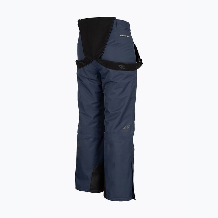 Detské lyžiarske nohavice 4F námornícka modrá HJZ22-JSPMN002 8