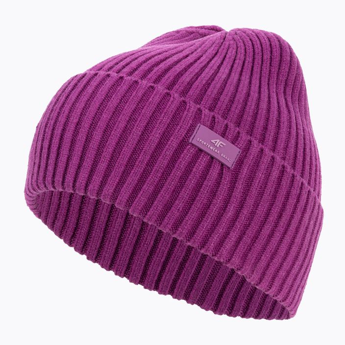 Dámska zimná čiapka 4F fialová H4Z22-CAD004 3