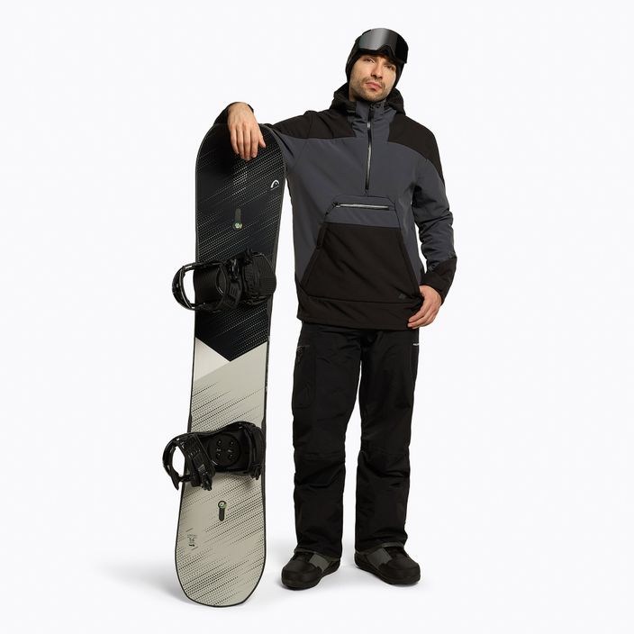 Pánska snowboardová bunda 4F čierna H4Z22-SFM002F 2