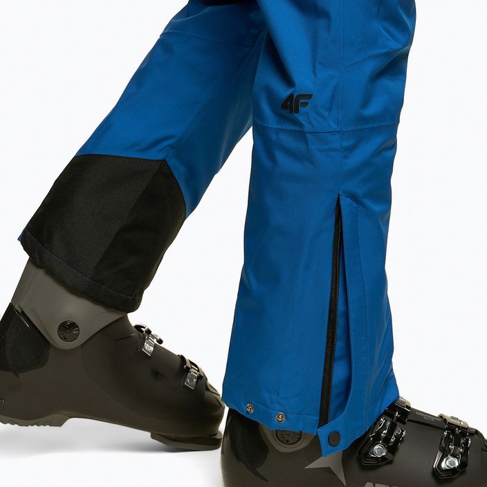 Pánske lyžiarske nohavice 4F modré H4Z22-SPMN003 5