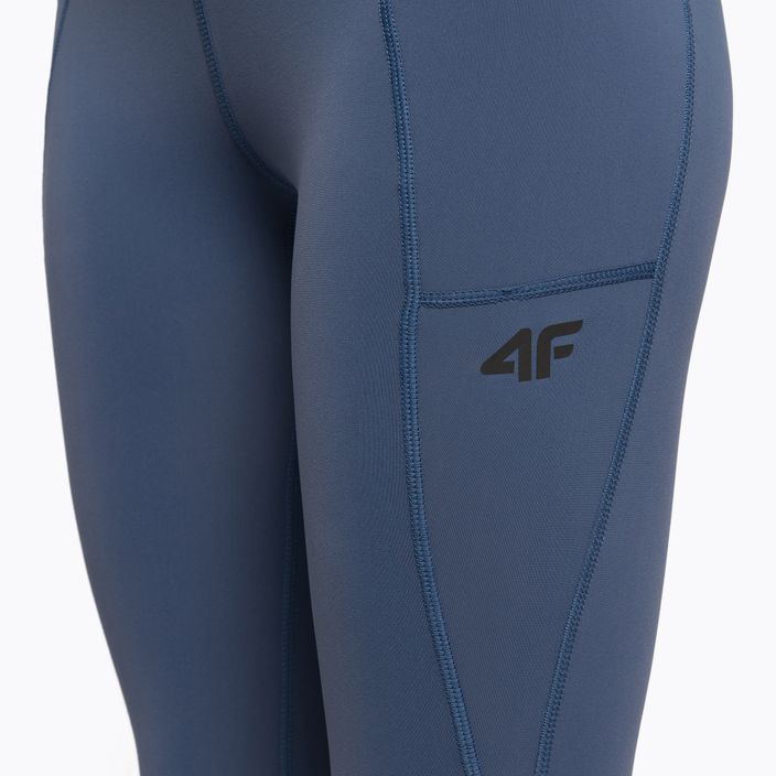 Dámske trekingové nohavice 4F modré H4Z22-SPDTR060 5