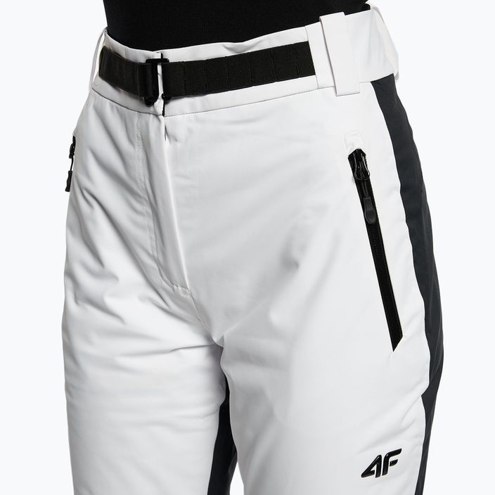 Dámske lyžiarske nohavice 4F bielo-čierne H4Z22-SPDN006 5