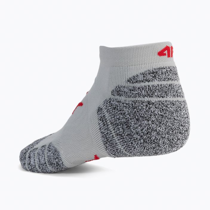 Pánske tréningové ponožky 4F šedo-červené H4Z22-SOM001 3