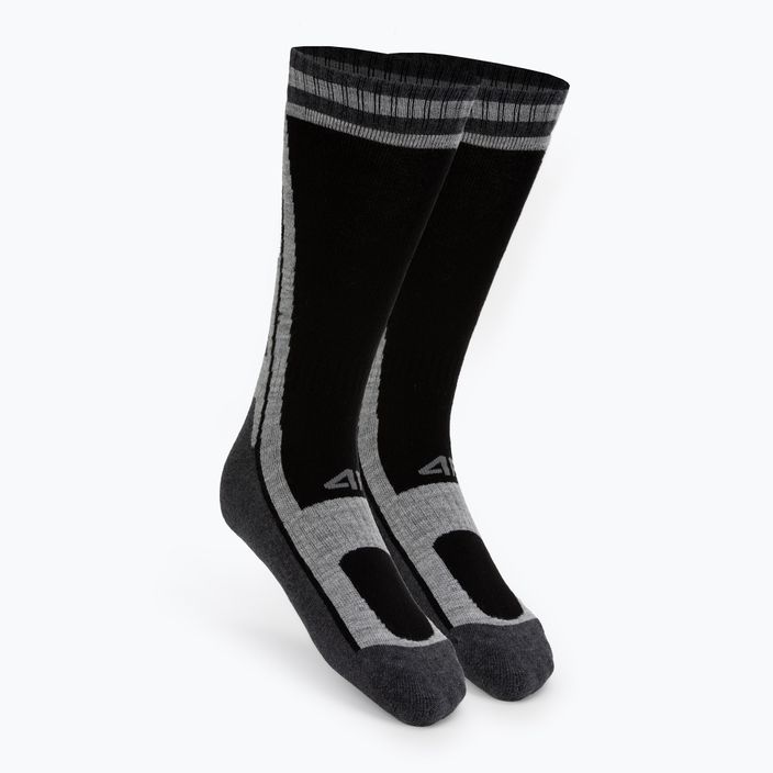 4F trekingové ponožky čierne H4Z22-SOUT002