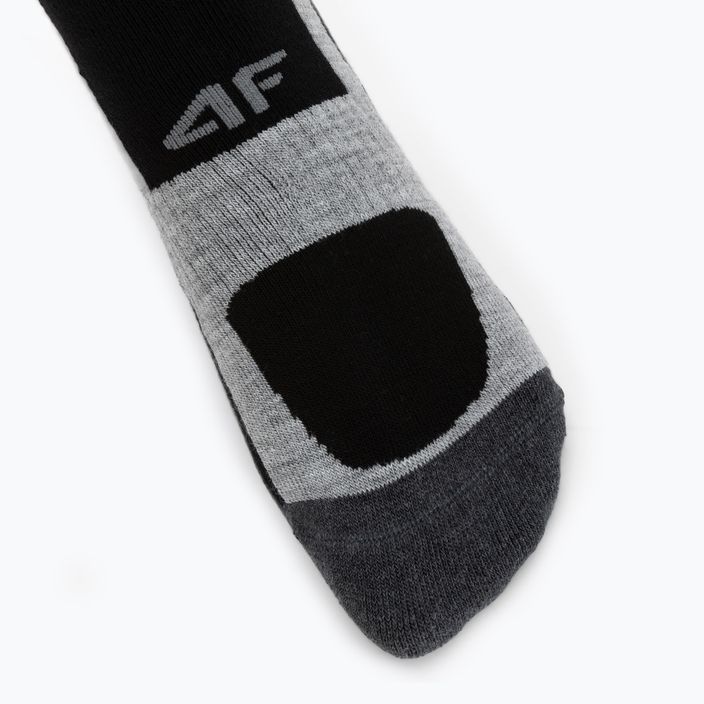 4F trekingové ponožky čierne H4Z22-SOUT002 4