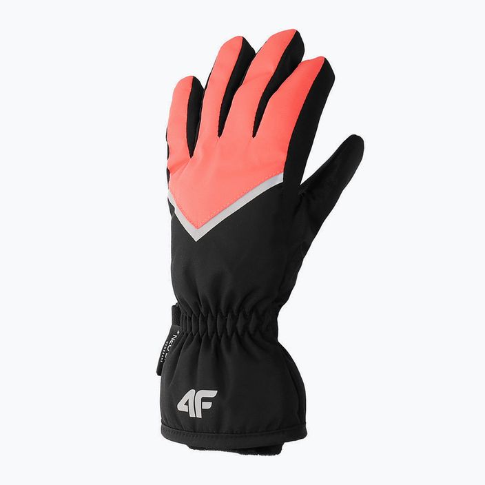 Detské lyžiarske rukavice 4F čierno-červené 4FJAW22AFGLF039 6