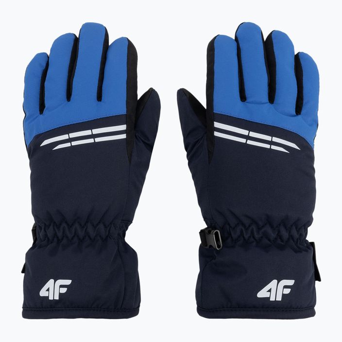 Detské lyžiarske rukavice 4F modré 4FJAW22AFGLM038 3