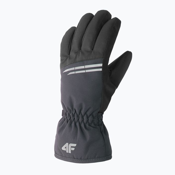 Detské lyžiarske rukavice 4F sivo-čierne 4FJAW22AFGLM038 6