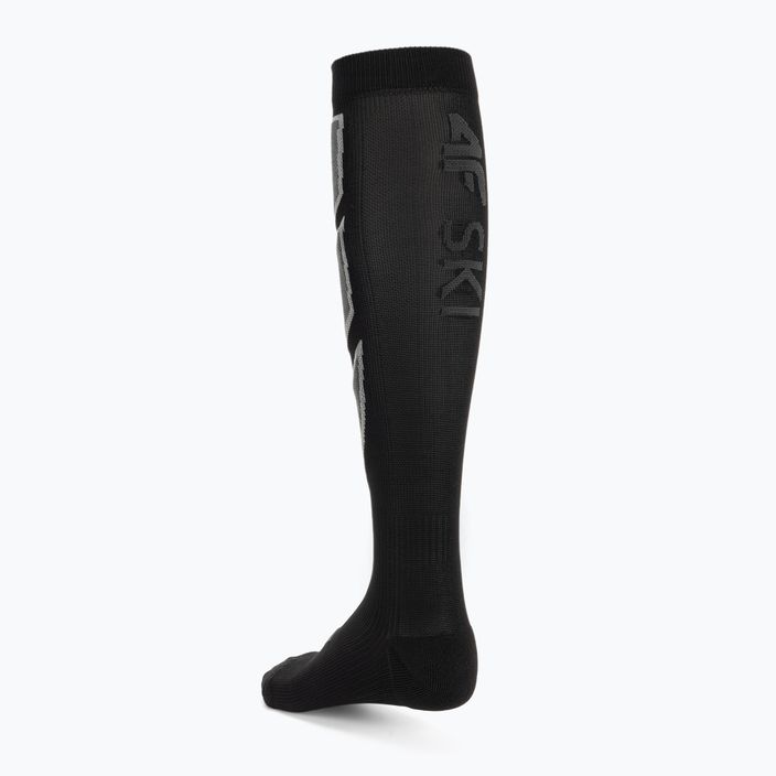 Pánske lyžiarske ponožky 4F black 4FAW22UFSOM030 2