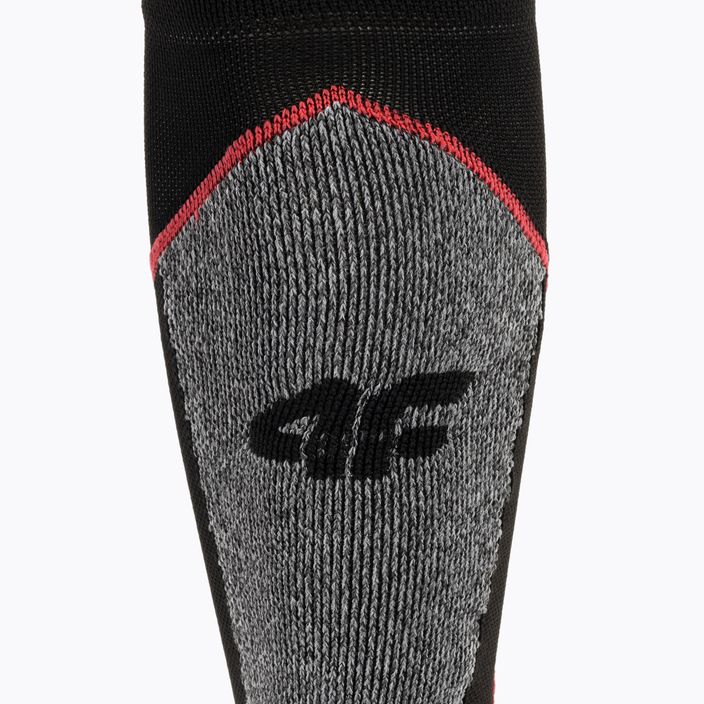 Pánske lyžiarske ponožky 4F black 4FAW22UFSOM031 4