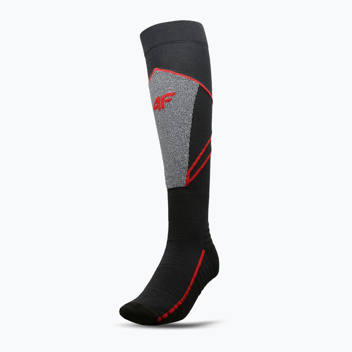 Pánske lyžiarske ponožky 4F black 4FAW22UFSOM031 5