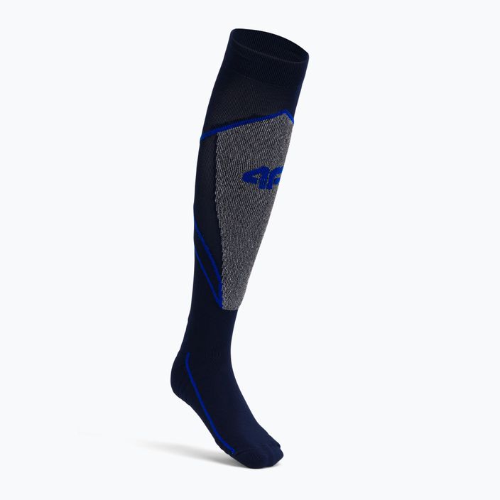 Pánske lyžiarske ponožky 4F navy blue 4FAW22UFSOM031