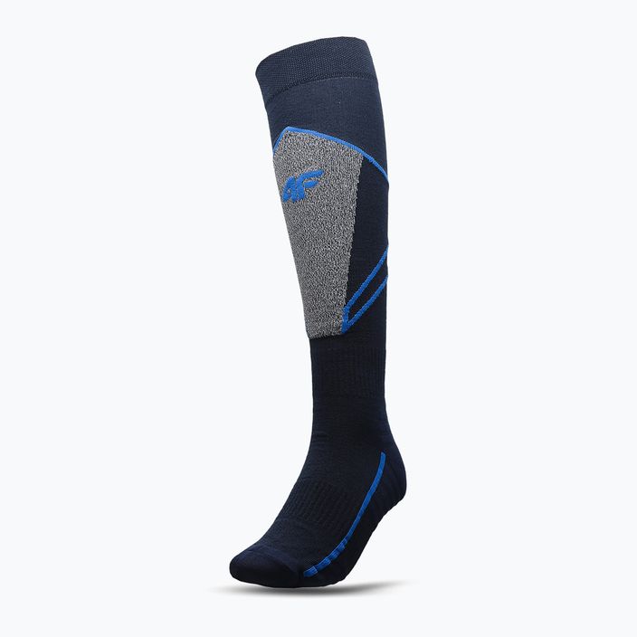 Pánske lyžiarske ponožky 4F navy blue 4FAW22UFSOM031 4