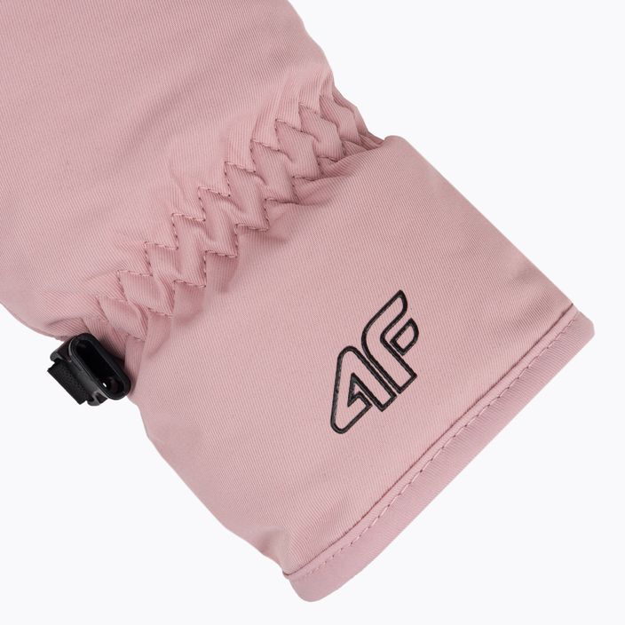 Dámske lyžiarske rukavice 4F ružové H4Z22-RED002 4