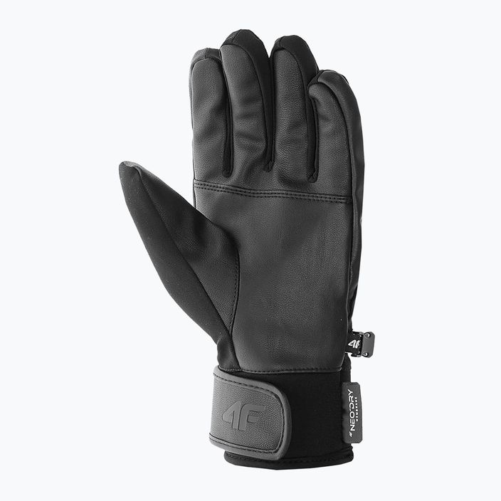 Pánske lyžiarske rukavice 4F čierne H4Z22-REM003 8