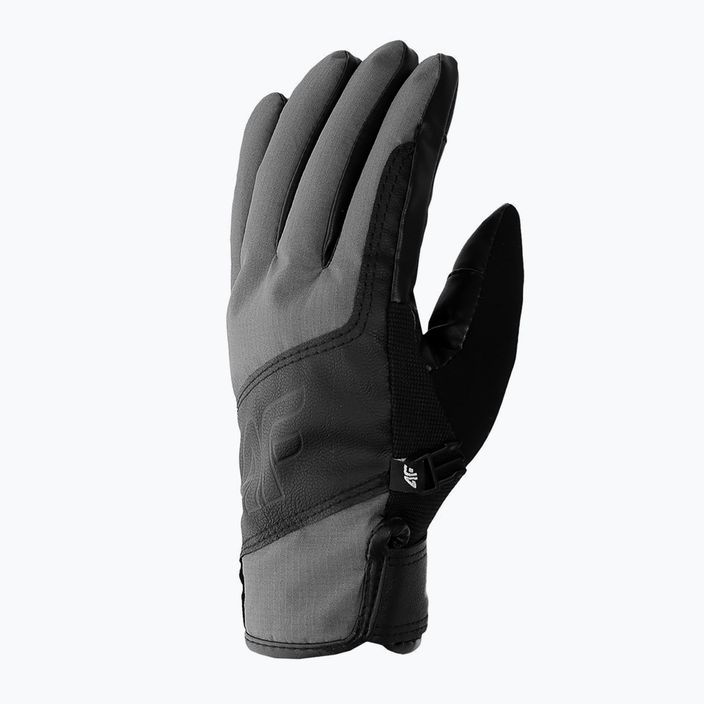 Pánske lyžiarske rukavice 4F sivé H4Z22-REM004 6