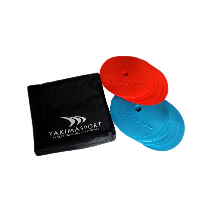 Yakimasport ploché značky 12 ks červená/modrá 100384 2