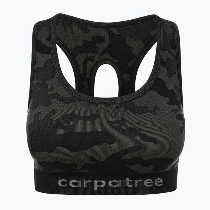 Fitness Carpatree Camo Bezšvová zelená podprsenka 5