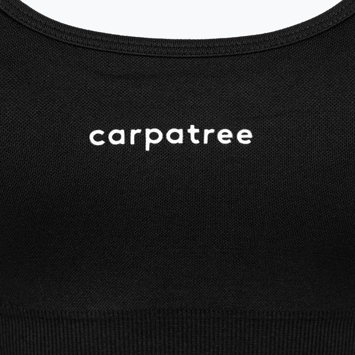 Carpatree Allure Seamless sepia black fitness podprsenka 3