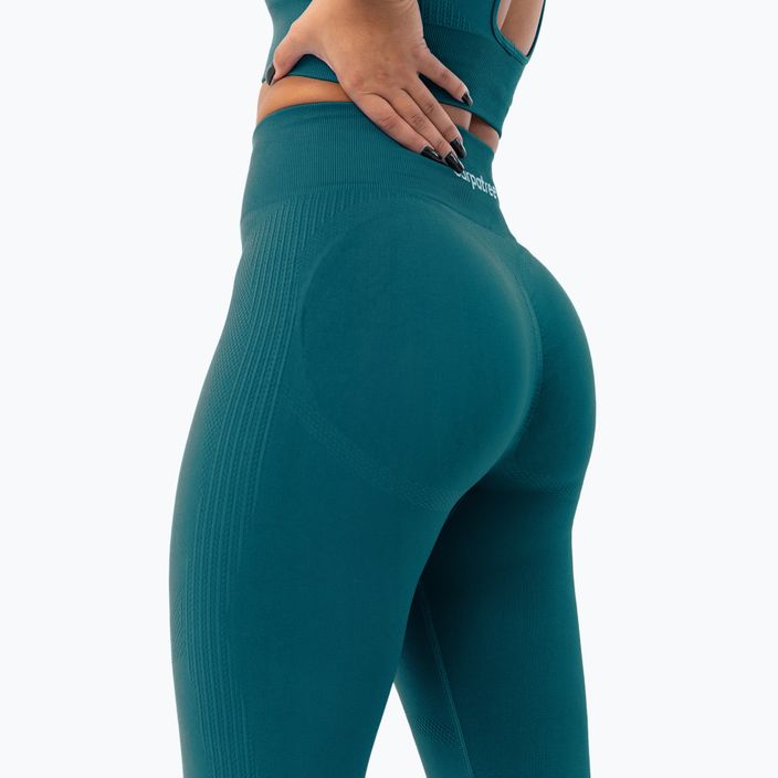 Dámske tréningové legíny Carpatree Blaze Seamless deep ocean blue 7