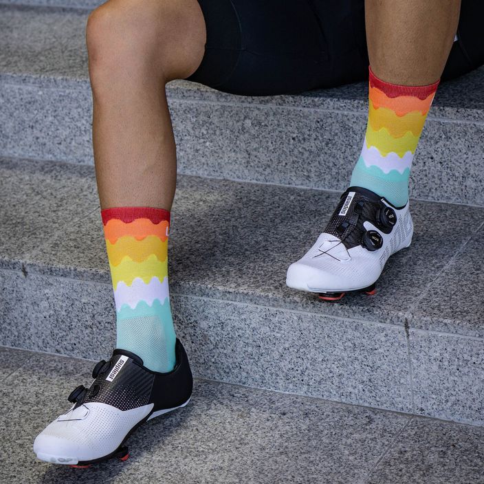 LUXA Tenerife farebné cyklistické ponožky LUHESTS 5