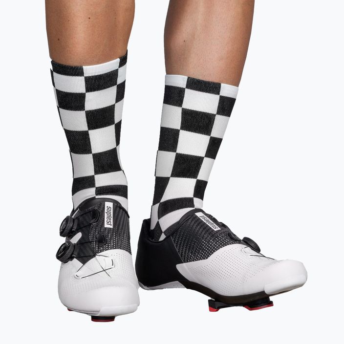 Cyklistické ponožky LUXA Squares black and white LUHE21SSQS 2