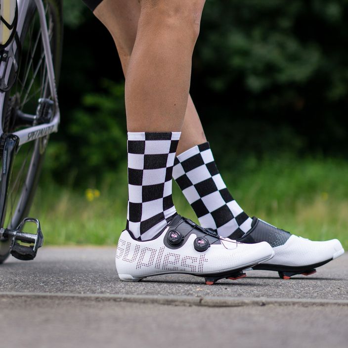 Cyklistické ponožky LUXA Squares black and white LUHE21SSQS 5