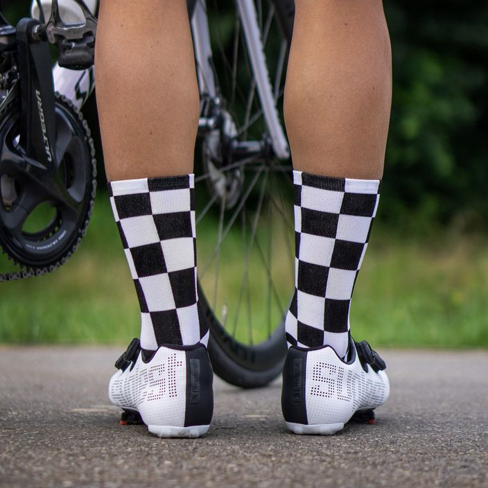 Cyklistické ponožky LUXA Squares black and white LUHE21SSQS 6